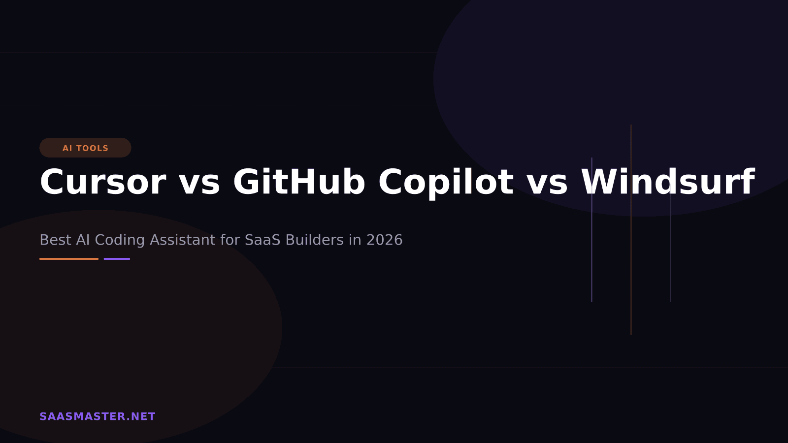 Cursor vs GitHub Copilot vs Windsurf: Best AI Coding Assistant for SaaS Builders in 2026