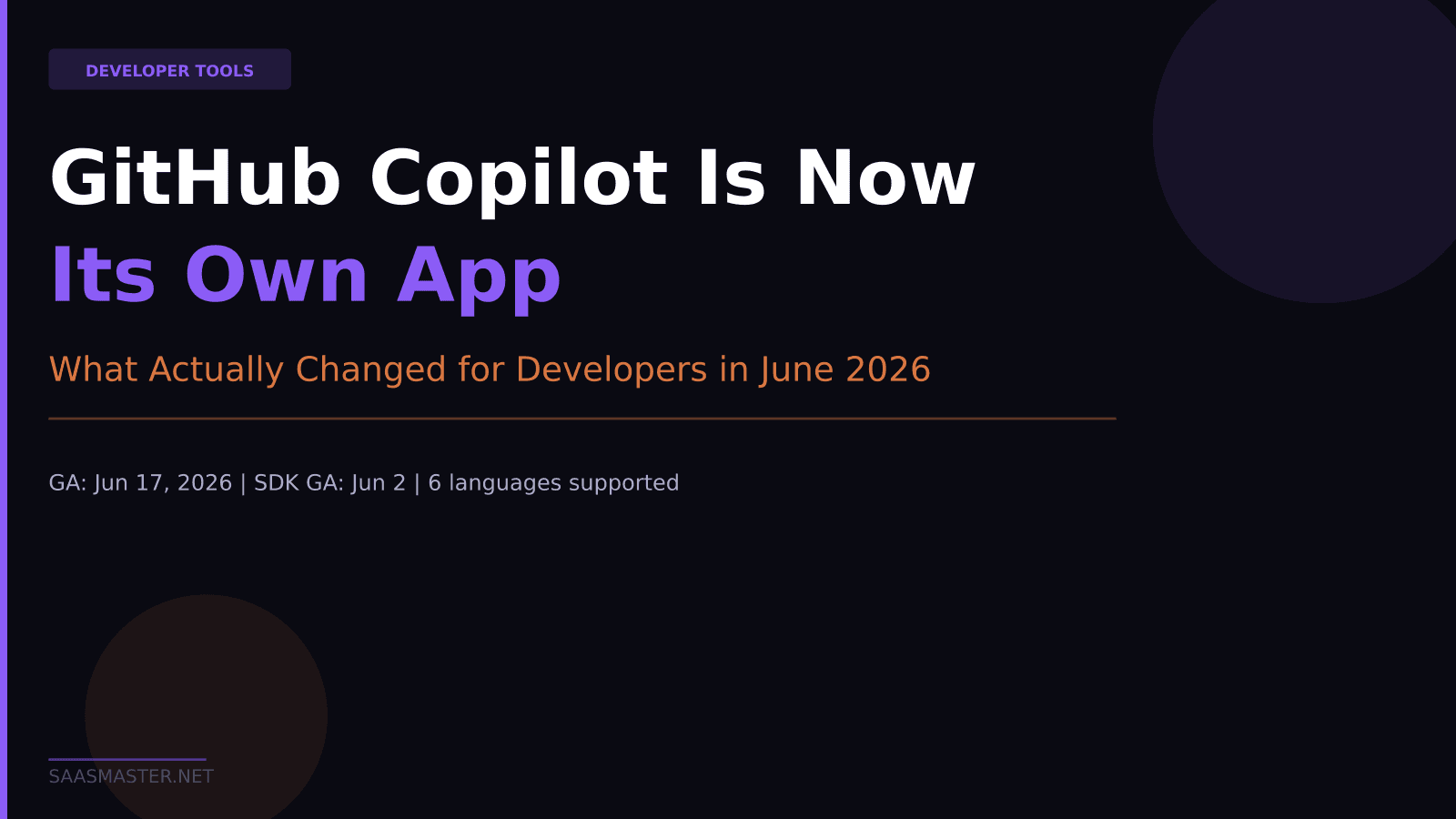 GitHub Copilot Is Now Its Own App — Here Is What Actually Changed for Developers