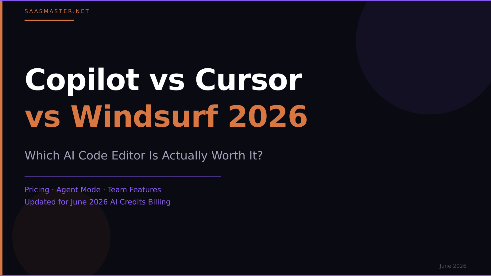 GitHub Copilot vs Cursor vs Windsurf: Which AI Code Editor Is Worth It in 2026?