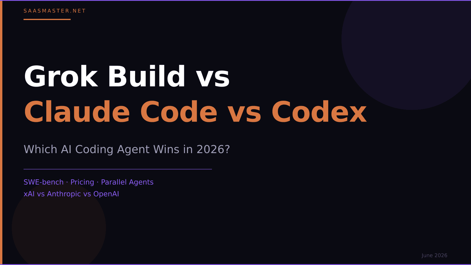 Grok Build vs Claude Code vs Codex: Which AI Coding Agent Wins in 2026?
