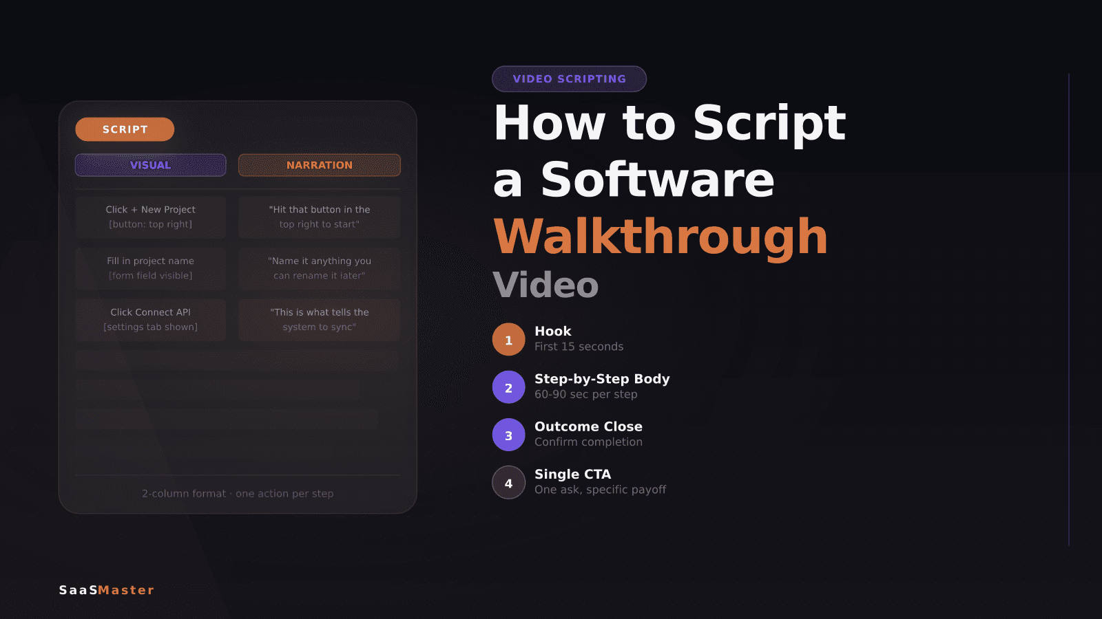 How to Script a Software Walkthrough Video (Step-by-Step)