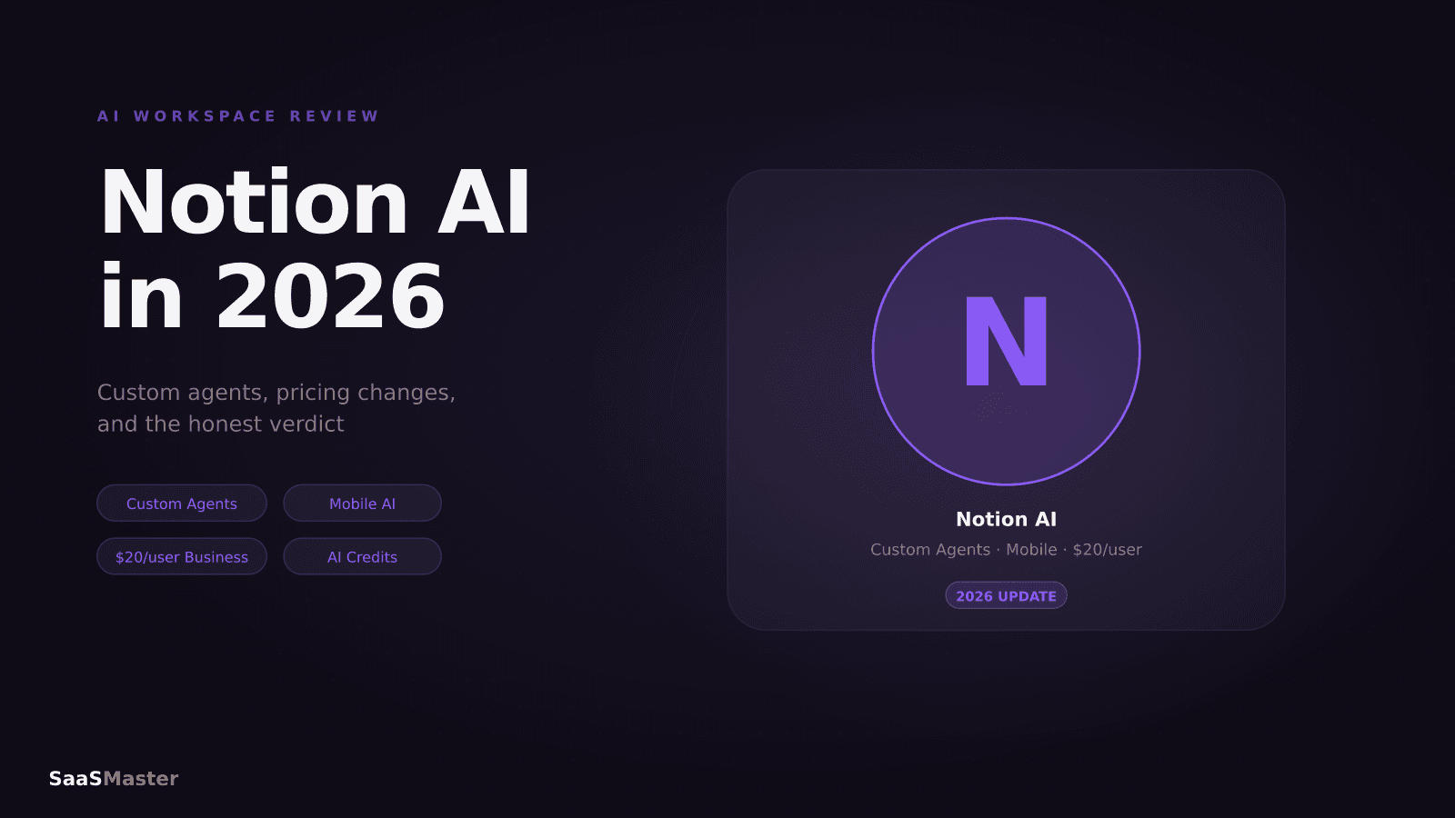 Notion AI in 2026: Custom Agents, Pricing Changes, and the Honest Verdict