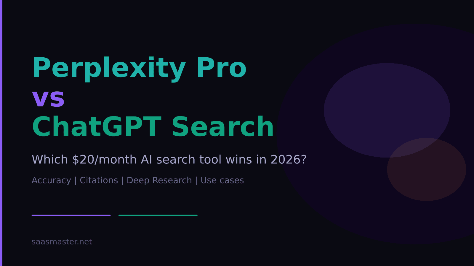 Perplexity Pro vs ChatGPT Search: Which AI Search Tool Is Worth $20/Month in 2026?