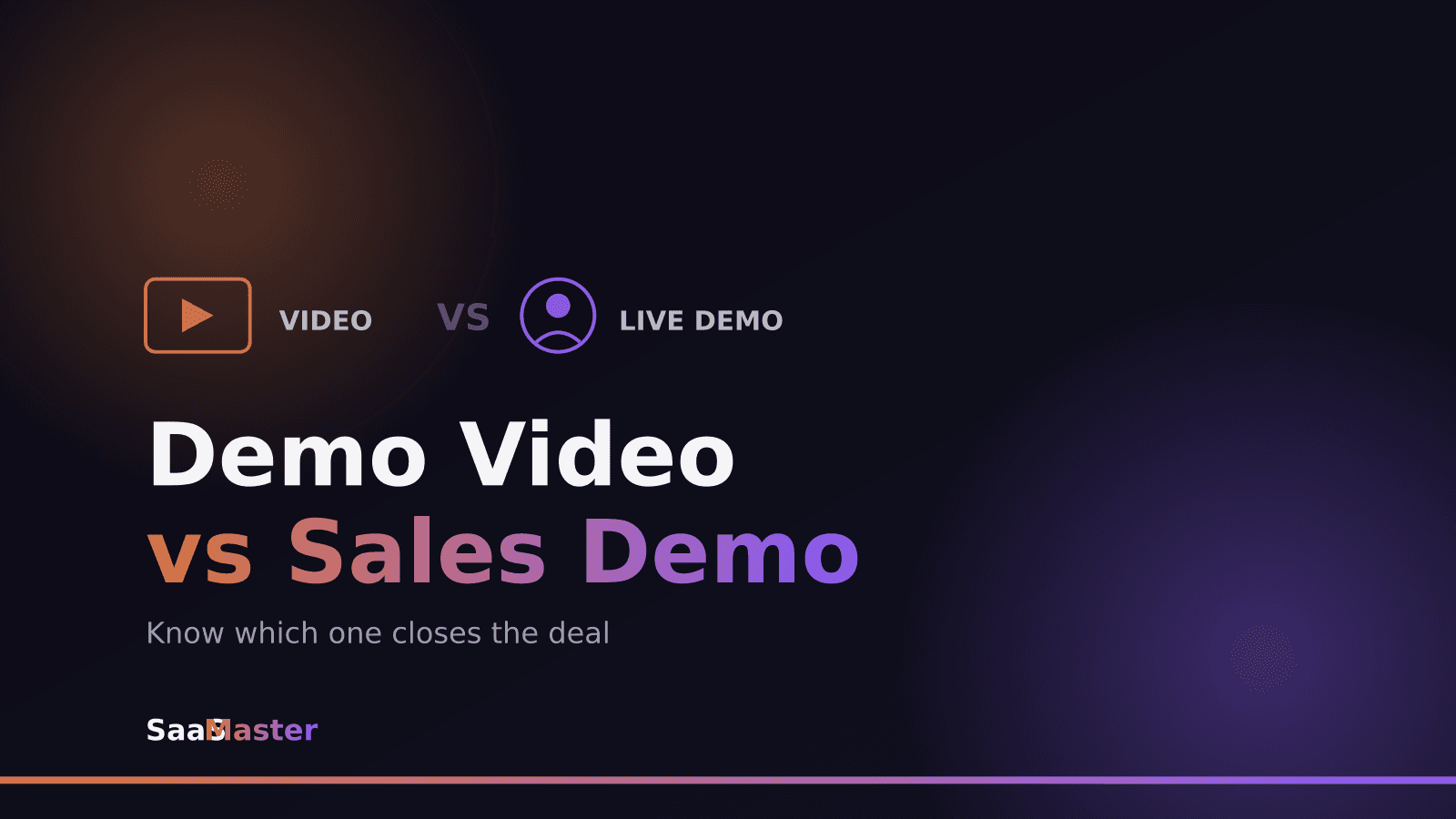 SaaS Demo Video vs Sales Demo: What Is the Difference?