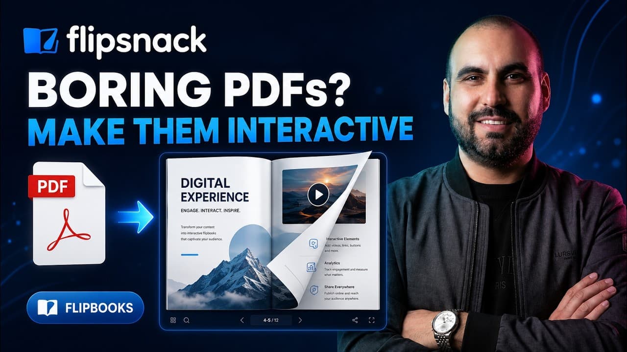 I Turned a Boring PDF Into an Interactive Flipbook Using Flipsnack