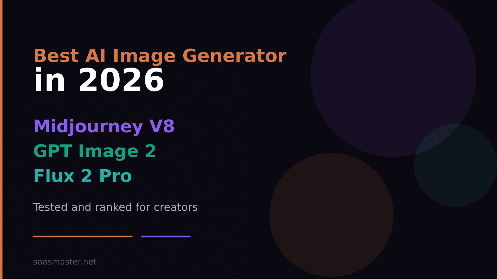 Best AI Image Generator in 2026: Midjourney V8 vs GPT Image 2 vs Flux 2 Pro Tested