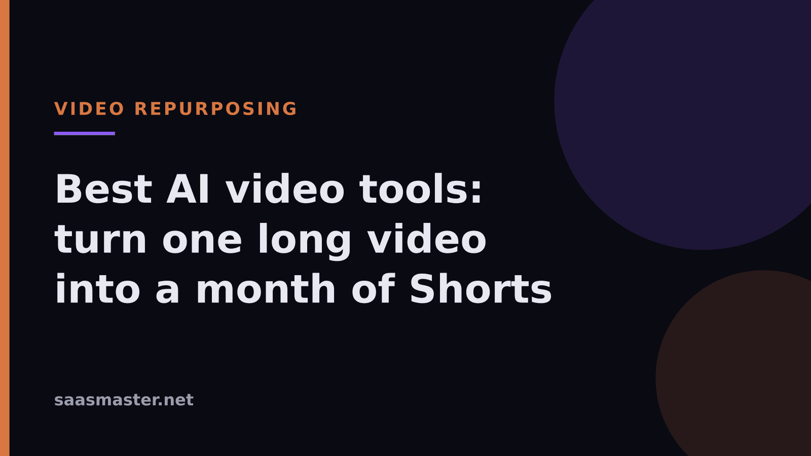 Best AI Video Repurposing Tools in 2026: Turn One Long Video Into a Month of Shorts