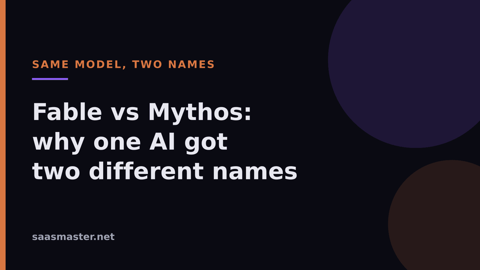 Fable vs Mythos: Why Anthropic Gave the Same AI Two Different Names