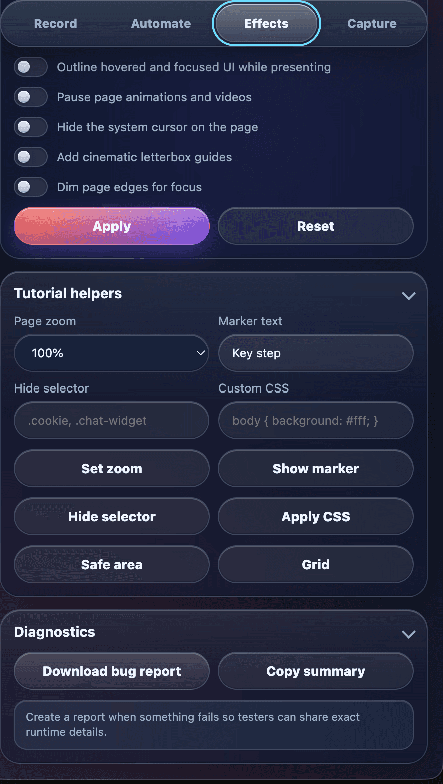 Annotation toolbar