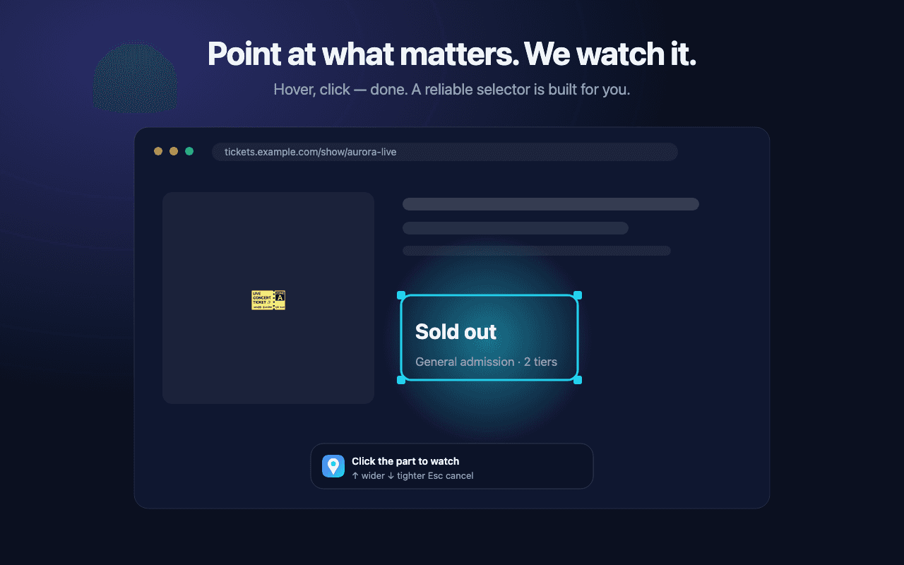 Point at what matters