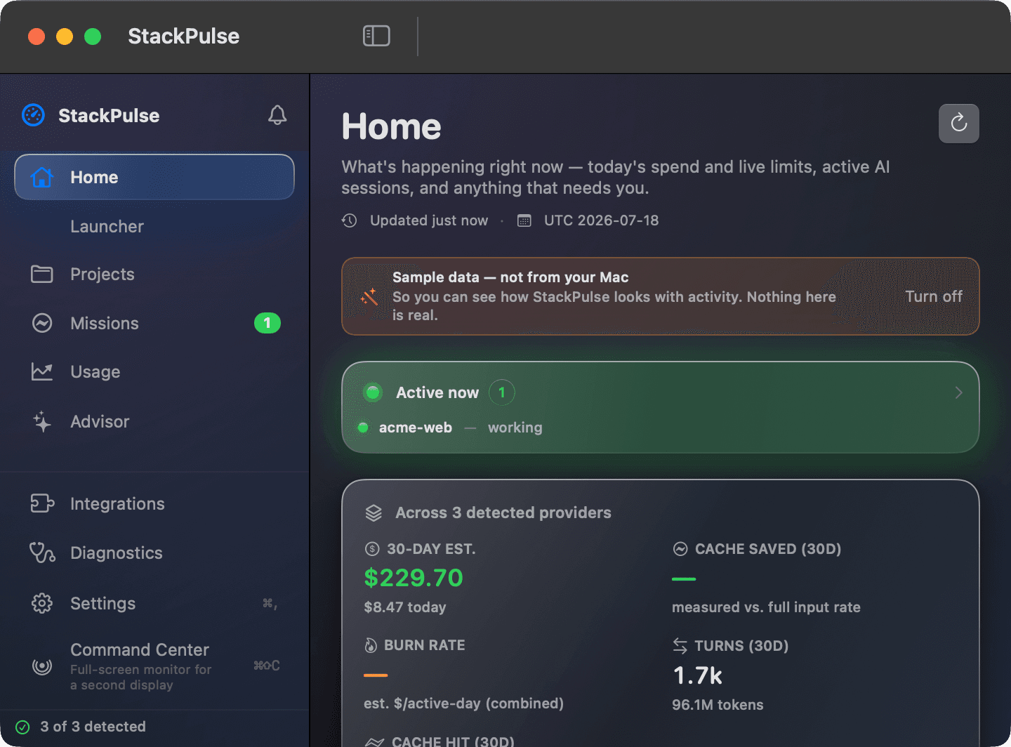 StackPulse — Home