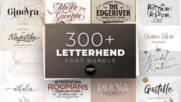 300+ Letterhand Font Bundle | Discover products. Stay weird.
