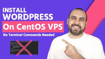 How To Install WordPress on CentOS with no terminal needed - Using Hostinger VPS