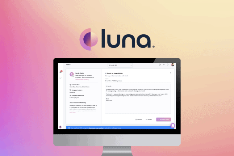 Luna - Personalize your cold outreach with AI