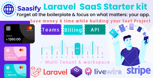 Saasify, advance Laravel SaaS Starter kit