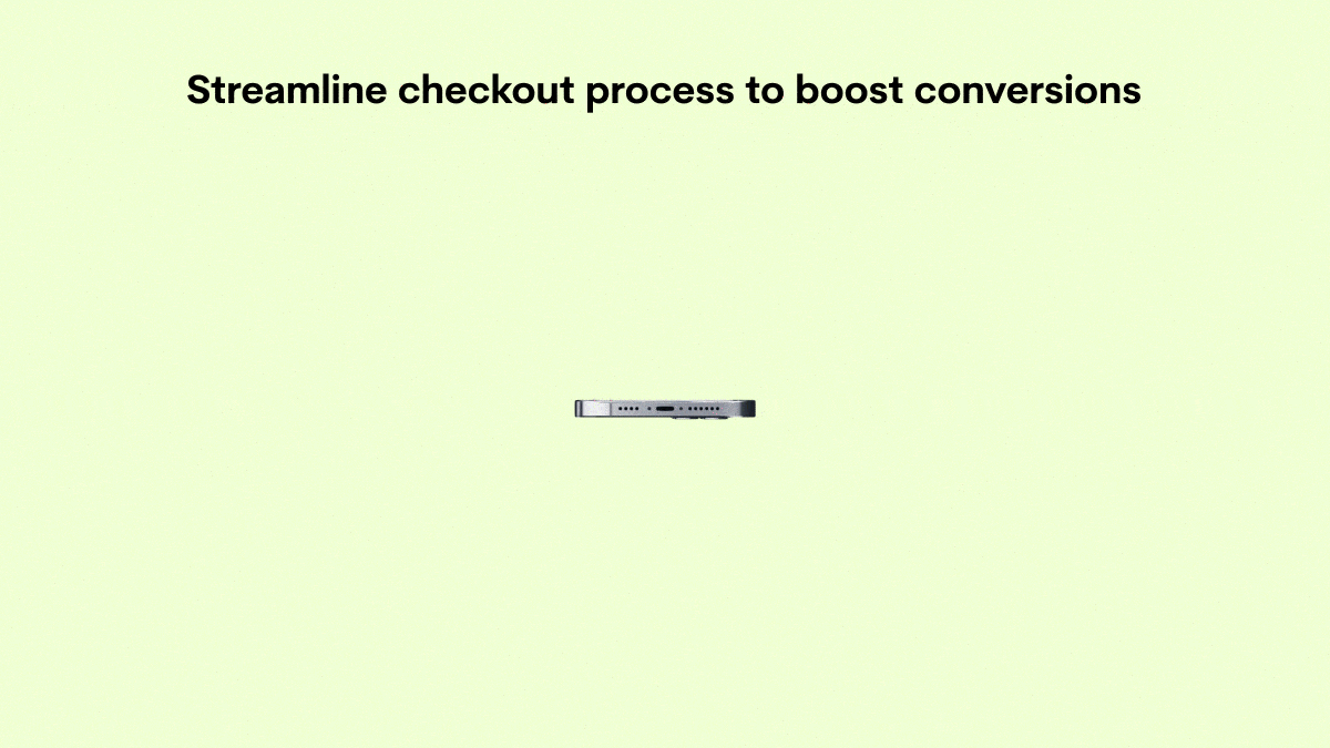 Checkout process