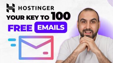 Set Up 100 Custom Emails 📧  for Free with Hostinger Shared Hosting 🚀