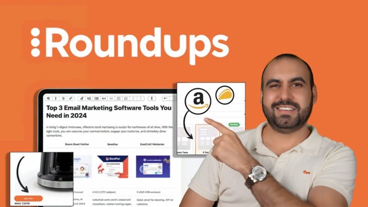 Generate Amazon Posts FAST with Roundups Lifetime deal Tool 🚀