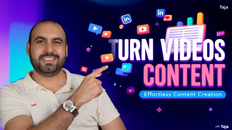 Turn Videos Into Content with Taja Lifetime Deal